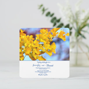 Ginko Biloba Wedding Invitation
