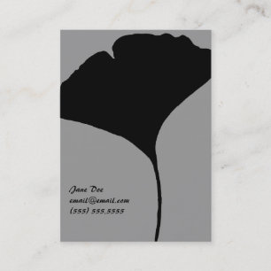 Ginko Leaf Calling Card