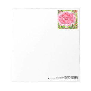 Ginormous rose notepad
