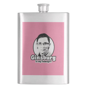 Ginsburg is my Homegirl Hip Flask