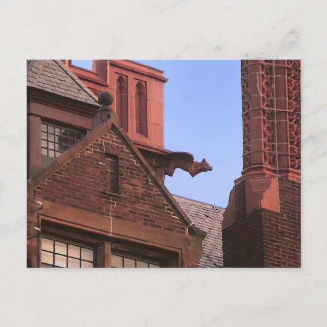 Ginter Park Gargoyle Postcard (Front)