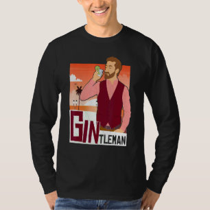 Gintleman Cocktail Gentleman Party Theme Party T-Shirt