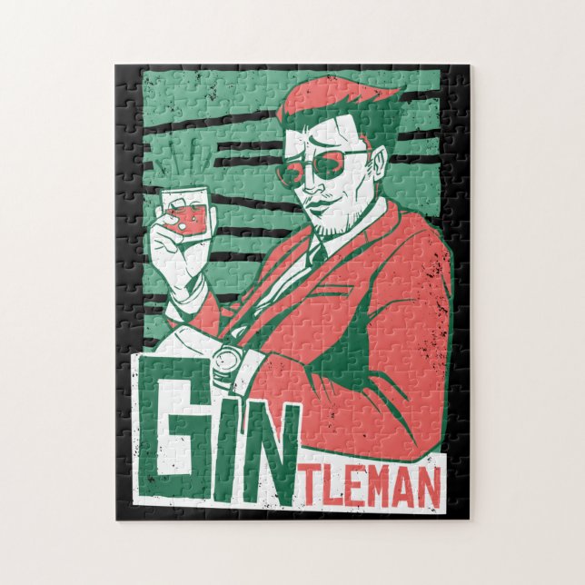 Gintleman Gin Lovers Jigsaw Puzzle (Vertical)