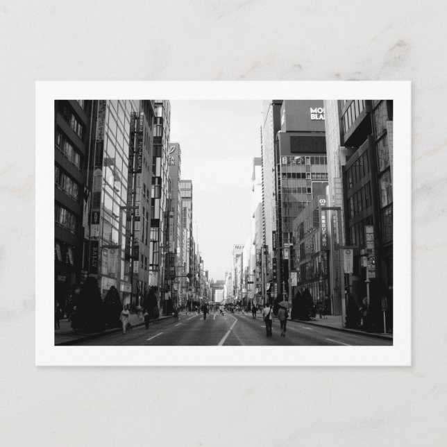 Ginza Chuo-dori: Tokyo Postcard (Front)