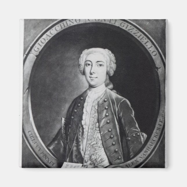 Gioacchino Conti, 'Gizziello', Magnet (Front)