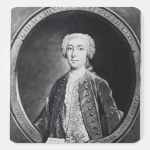 Gioacchino Conti, 'Gizziello', Square Sticker