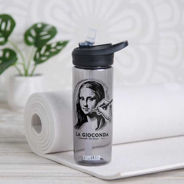 Gioconda Water Bottle (Yoga (Rotated))