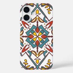 giometric mosaic, Mandala Pattern iPhone 16 Case