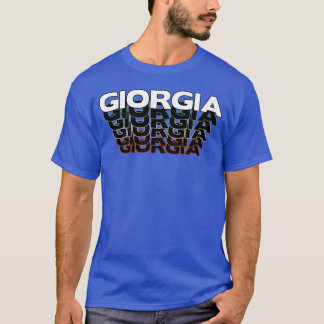Giorgia Funny Retro Vintage Sunset Giorgia 80s 90s T-Shirt