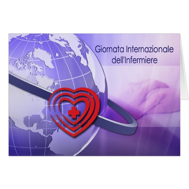 Giornata Internazionale dell'Infermiere Card (Front Horizontal)