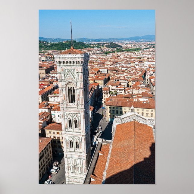 Giotto's Campanile - Florence, Tuscany, Italy Poster (Front)