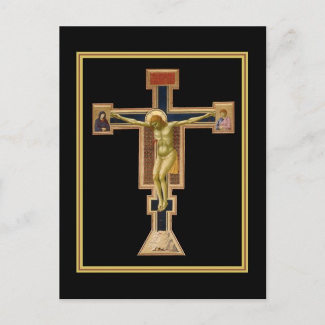 Giotto's Crucifix 1290 - 1295 Postcard (Front)