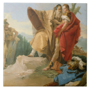 Giovanni Battista Tiepolo - Rinaldo and the Magus Ceramic Tile