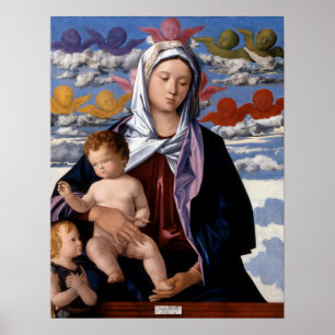 Giovanni Bellini Madonna and Child with St. John Poster