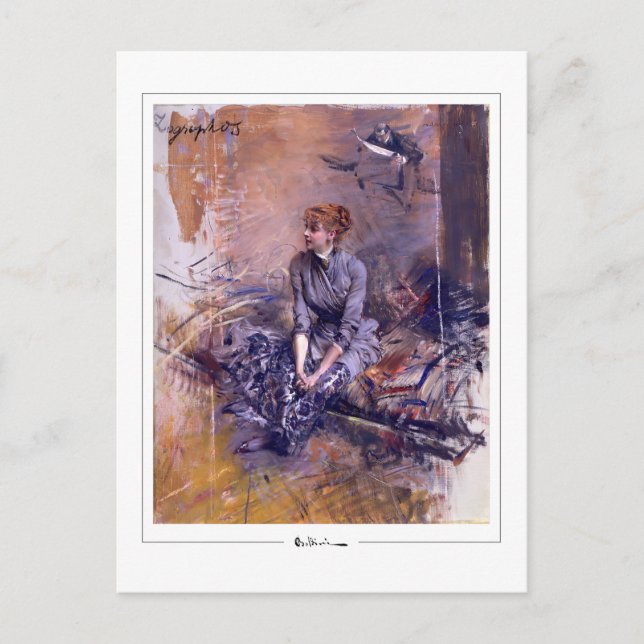 Giovanni Boldini #127 - Fine Art Postcard (Front)