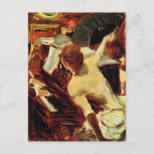 Giovanni Boldini - Singer Mondana Postcard