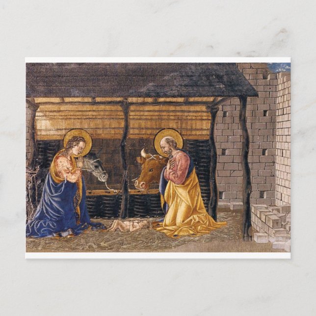 Giovanni_Di_Francesco_Del_Cervelliera_-_Nativity_a Postcard (Front)