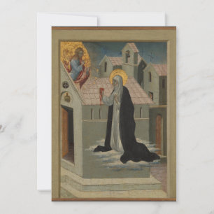 Giovanni di Paolo - Saint Catherine of Siena Excha Invitation