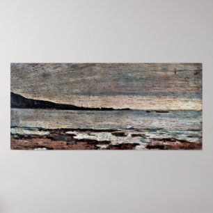 Giovanni Fattori - lead-coloured sea Poster