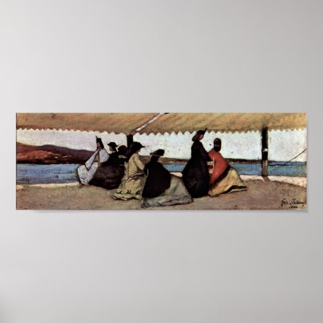 Giovanni Fattori - The Rotunda of Palmieri Poster (Front)