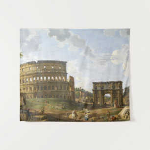 Giovanni Paolo Panini View of the Colosseum Tapestry