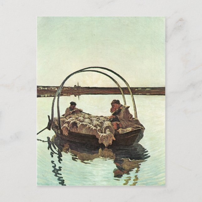 Giovanni Segantini - Ave Maria Postcard (Front)