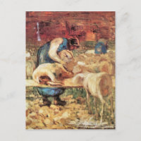 Giovanni Segantini - Shearing