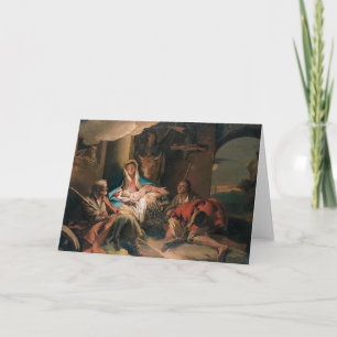 Giovanni Tiepolo- The Adoration of the Shepherds Holiday Card