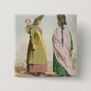 Gipsies, plate 25 from Volume I of 'The Manners, C 15 Cm Square Badge