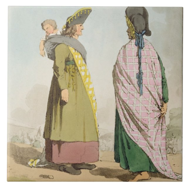 Gipsies, plate 25 from Volume I of 'The Manners, C Tile (Front)