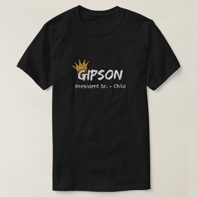 Gipson Pres Sr. Child T-Shirt (Design Front)