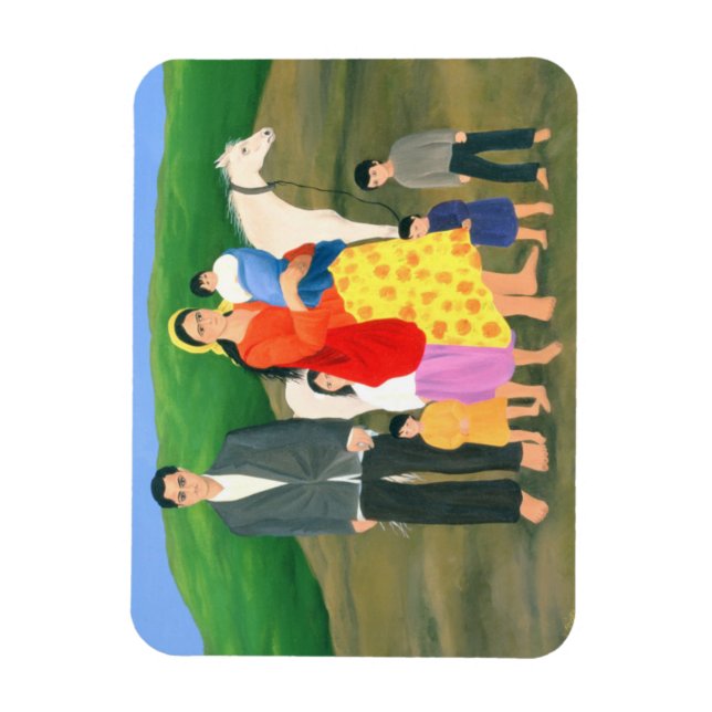 Gipsy Family 1986 Magnet (Vertical)