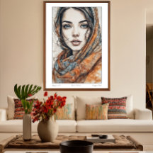 Gipsy's wife - Print