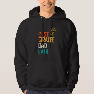 Giraff Zoo Animal   Giraffe Father Dad Giraffe Hoodie