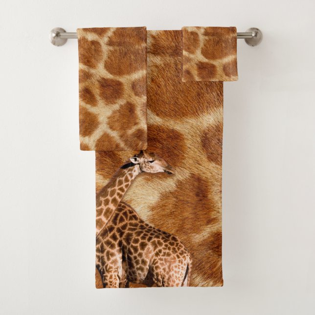Giraffe 1A Bathroom Towel Set (Insitu)