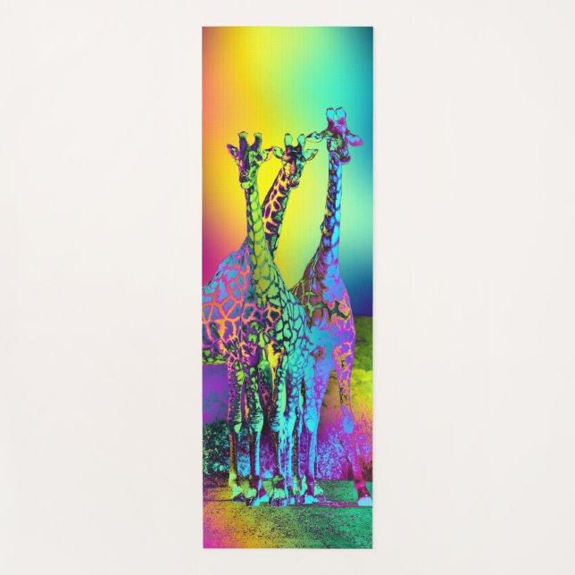 Giraffe 2 Options Yoga Mat (Front)