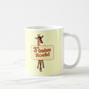 Giraffe “3rd Graders Rock” Design Coffee Mug