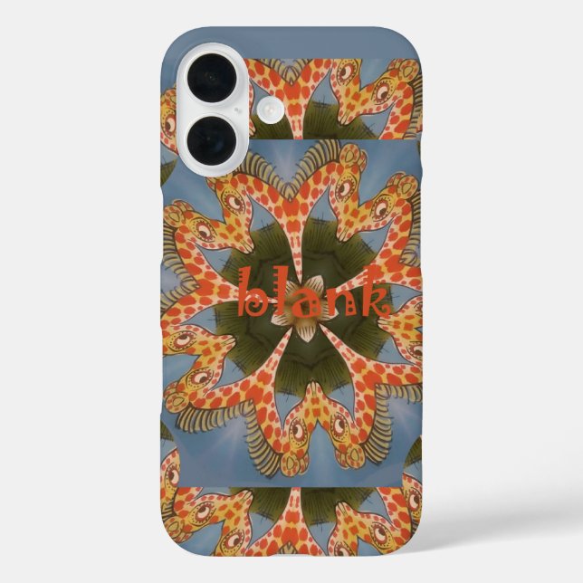 Giraffe Abstract Art Print Case-Mate iPhone Case (Back)