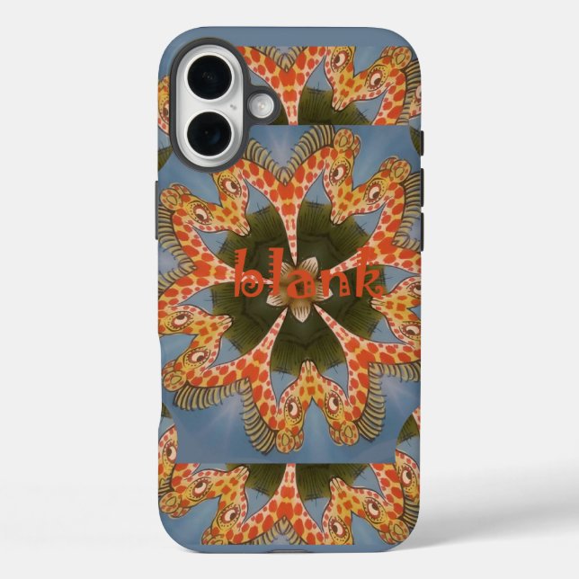 Giraffe Abstract Art Print Case-Mate iPhone Case (Back)