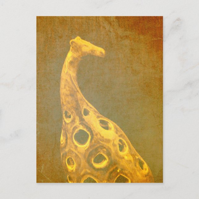 Giraffe Abstract Postcard (Front)