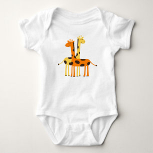 giraffe africa safari wildlife baby bodysuit