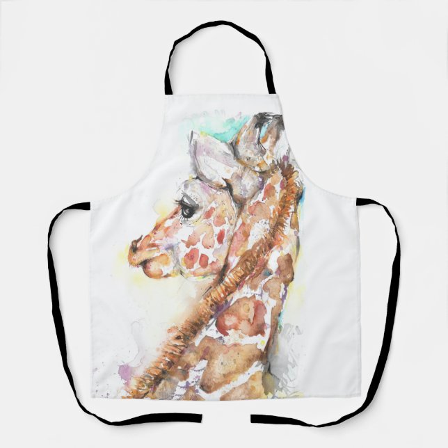 Giraffe All-Over Print Apron (Front)