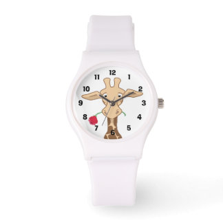 Giraffe and Rose Watch