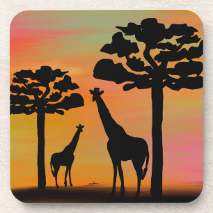 Giraffe animal coaster