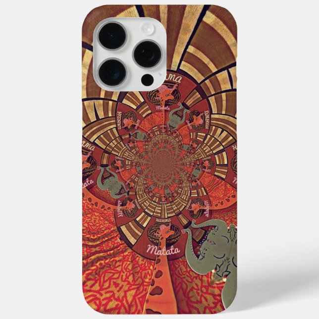 Giraffe Animal Hakuna Matata Design Case-Mate iPhone Case (Back)
