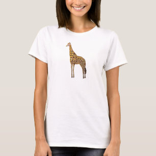Giraffe Animal Painting Wildlife T-Shirt
