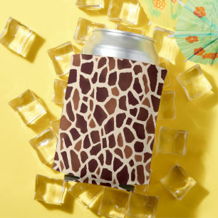 Giraffe Animal Pattern Can Cooler