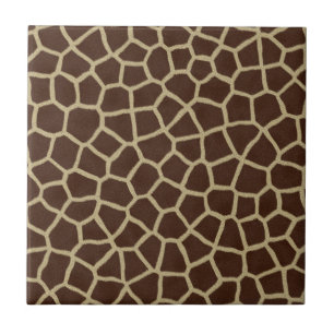 Giraffe Animal Print Ceramic Tile