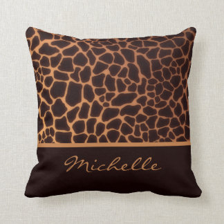 Giraffe Animal Print Cushion
