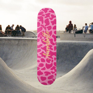 Giraffe Animal Print Custom Skateboard